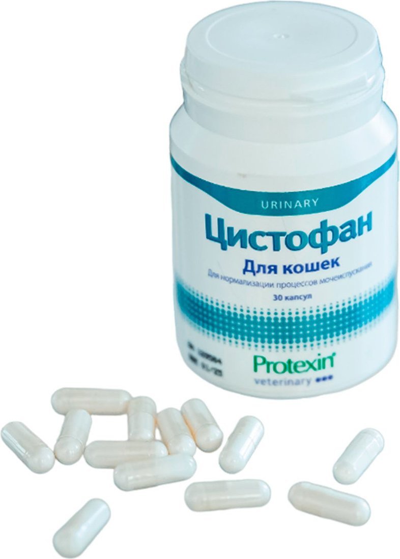 Натуральный корм для собак Protexin Цистофан (30 капсул)
