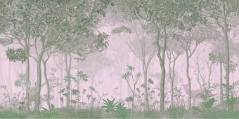Флизелиновые обои Citydecor Таинственный лес 32 (300x150см)