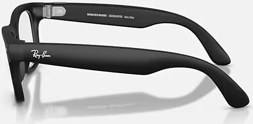 Умные очки Ray-Ban Meta Wayfarer Gen 2 RW4012 (large, черный матовый/прозрачный)