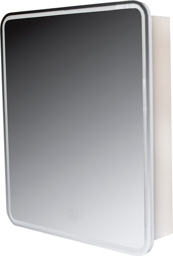 Symbolite Шкаф с зеркалом для ванной Каре 55x80 (с подсветкой, сенсор на зеркале)