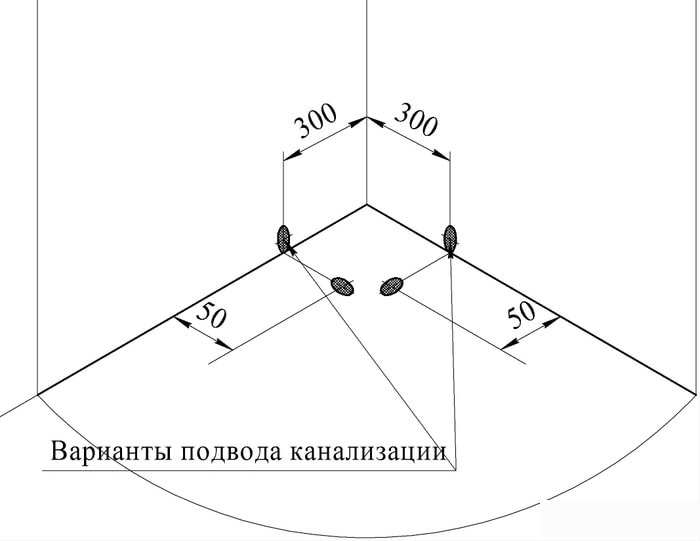 Душевой поддон Radomir 100x100 1-11-0-0-0-003