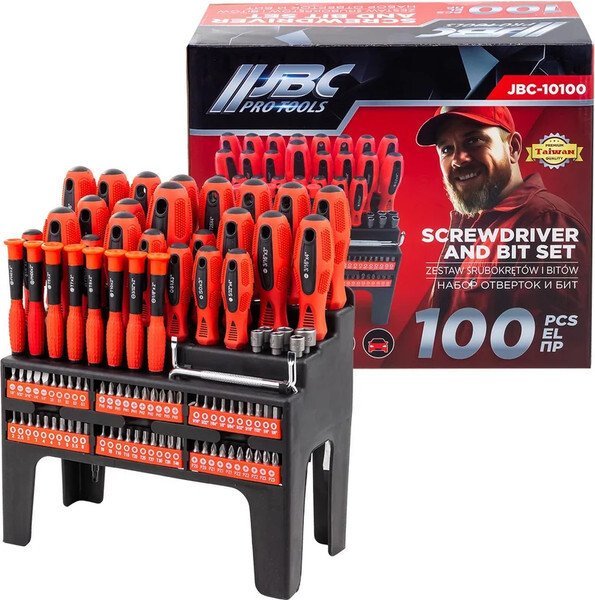 Набор отверток JBC 10100 (100 предметов)