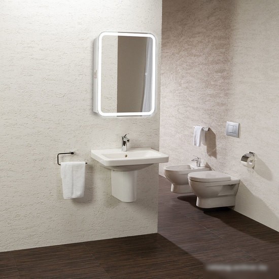 Silver Mirrors Шкаф с зеркалом Фиджи flip 50x75 LED-00002471