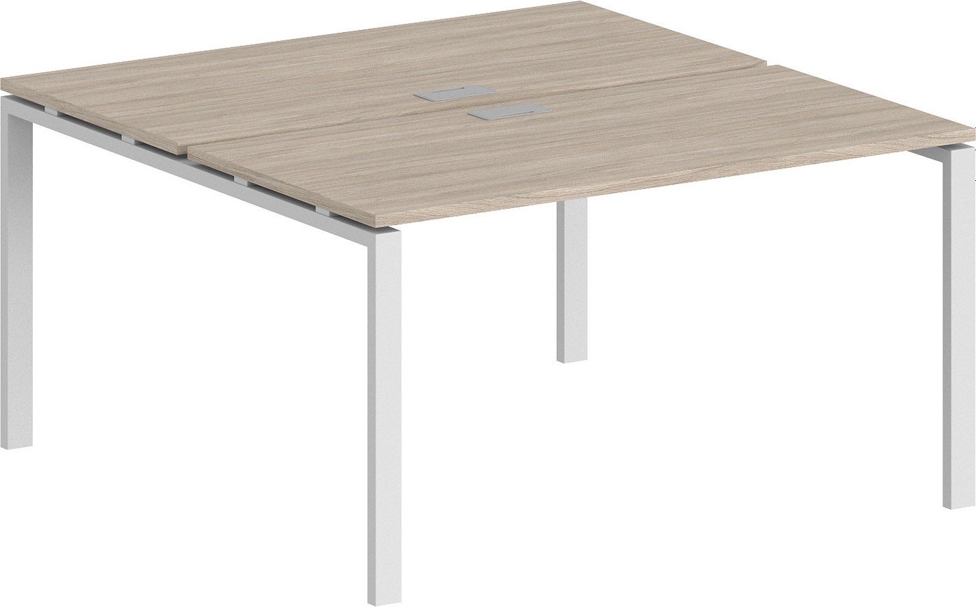 Стол Norden 120x143.8x75 SG.244.OL.63.WH (белый/дуб светлый)