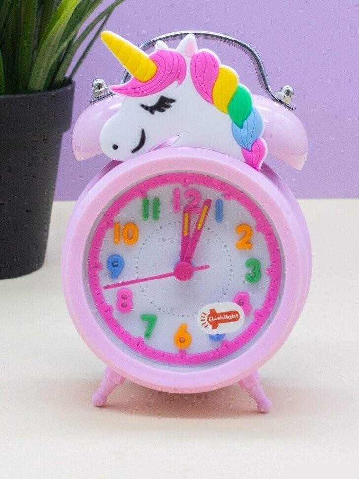 Настольные часы ILikeGift Cute unicorn 2110F-01 (розовый)