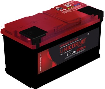 Автомобильный аккумулятор Unicorn Red 6СТ-100 о.п. (100 А·ч)
