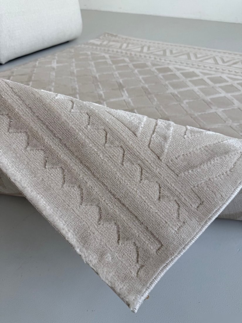 Ковер для жилой комнаты LAXMI Comfort 847 прямоугольник (1.2x1.8, Beige/Beige)