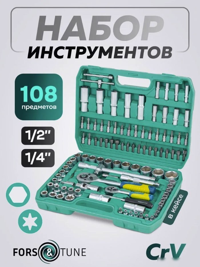 Универсальный набор инструментов FORSandTUNE 41082-5 (64657)