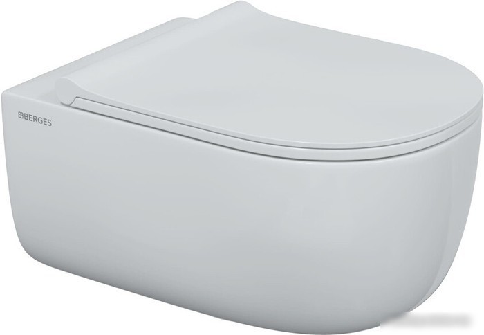 Унитаз подвесной Berges Wasserhaus Ego XL Rimless + Okus Slim SO + Novum525 + O5 043303