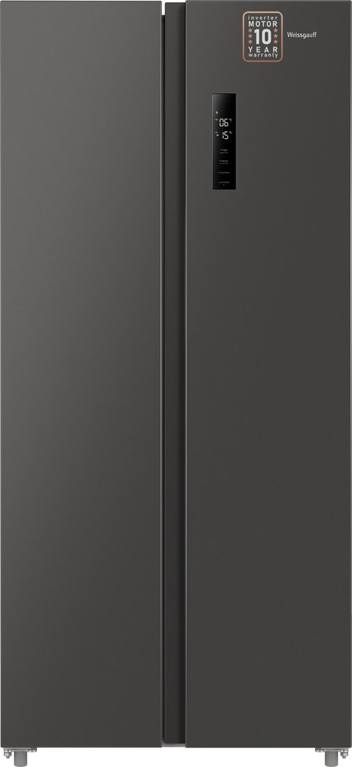 Холодильник side by side Weissgauff WSBS 500 Inverter NoFrost Dark Grey Холодильник side by side Weissgauff WSBS 500 Inverter NoFrost Dark Grey
