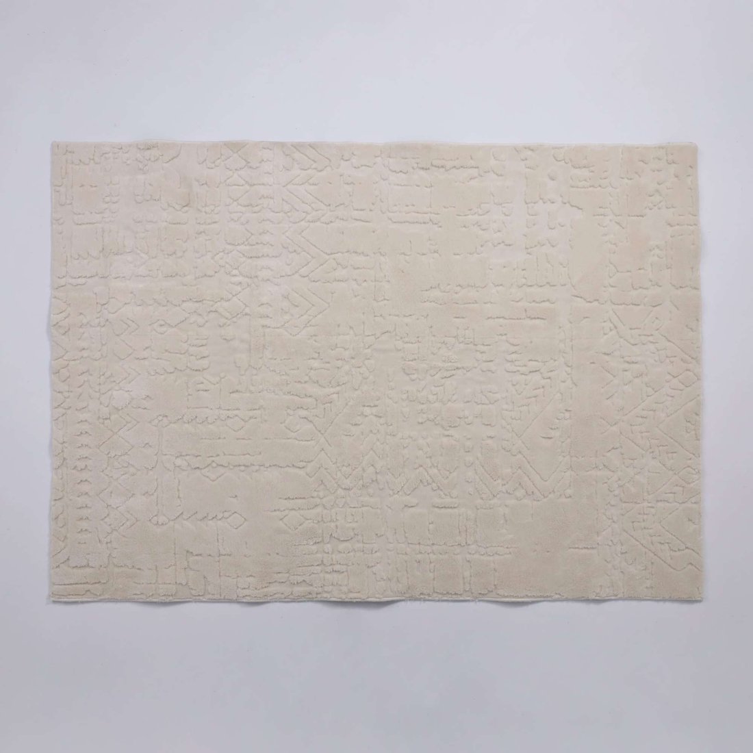 Ковер для жилой комнаты AksHome Homely RD 3 (160x200, кремовый)