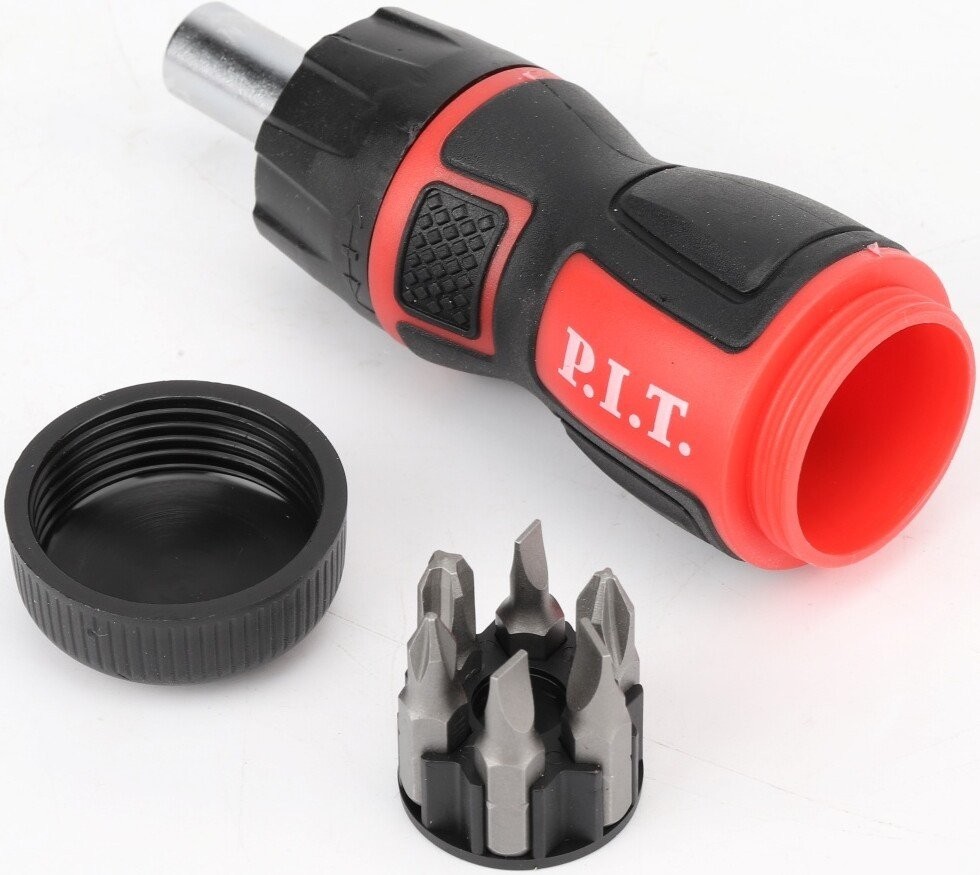 Набор отвертка с битами P.I.T. Advance HSDR04-0007 (7 предметов)
