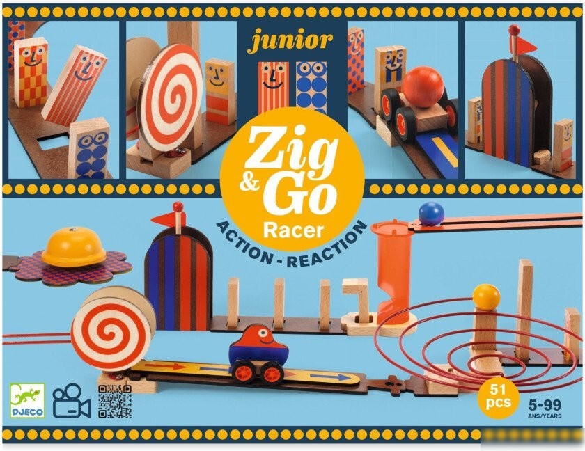 Конструктор Djeco Zig & Go 51 DJ05650