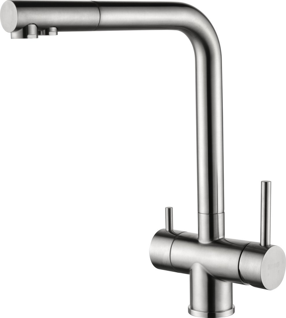 Кухонная мойка ZorG ZRN 5055 Premium + cмеситель Argos Premium Satin
