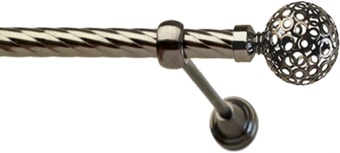 Lm Decor Ажур (антрацит, витая, 1,8м 16мм, 1 ряд, без кручка)