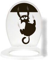 Сиденье для унитаза Bisk Iris Foto Кот 07992