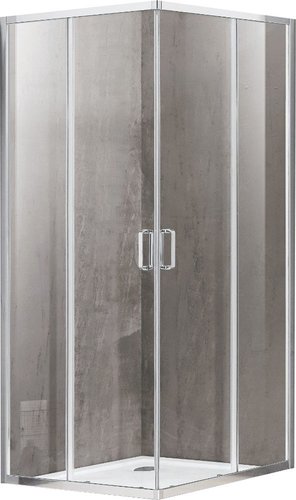 Душевой уголок Adema Виеркант 100x80 (прозрачный)