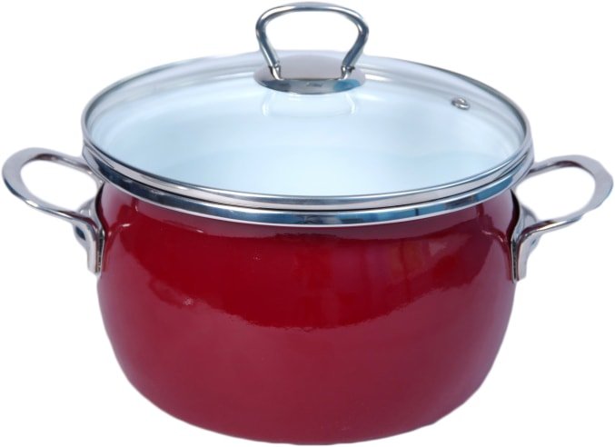 Кастрюля Omelia 1-2450211 (бордовый)