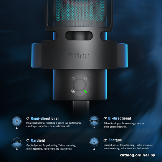Проводной микрофон FIFINE A8 Plus