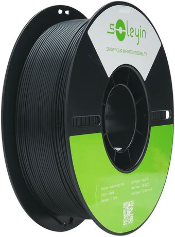Филамент Creality PLA Soleyin Ultra 1.75мм 3301010608 (1 кг, черный)