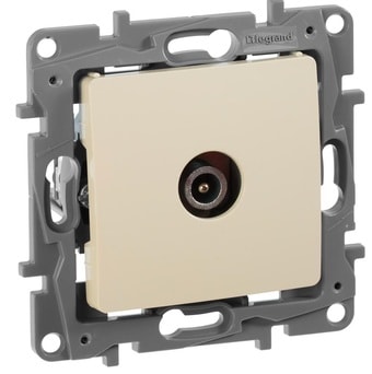 Розетка телевизионная Legrand Etika 672363 (слоновая кость)