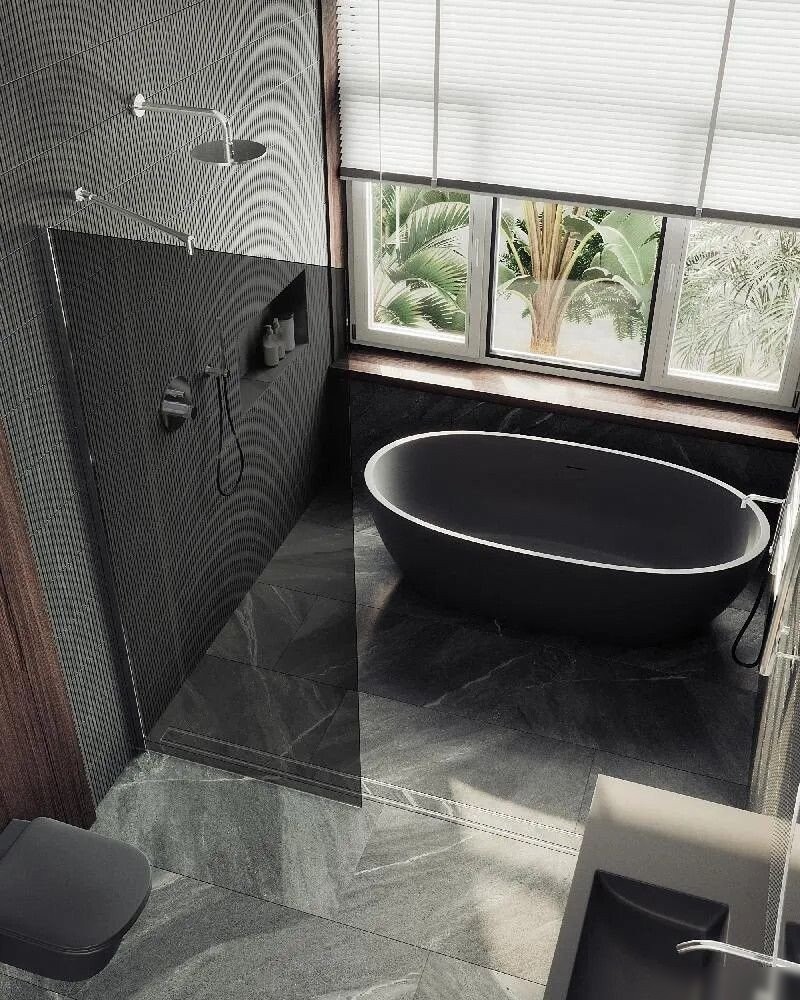 Душевая стенка MaybahGlass 99x195 MGD-1356-4у (графитовое матовое стекло/хром глянцевый)