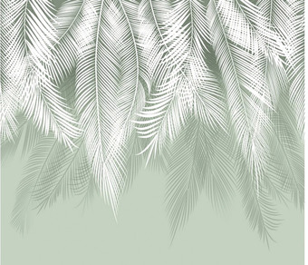Фотообои Citydecor Пальмовые листья 300x260 (олива)