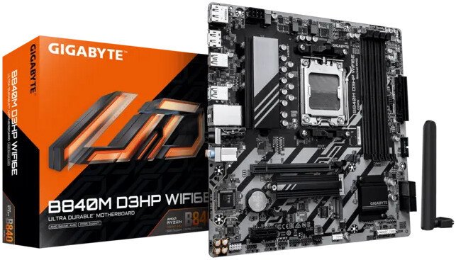 Материнская плата Gigabyte B840M D3HP WiFi6E