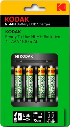 Аккумуляторы + зарядное Kodak USB Overnight Charger Б0056004