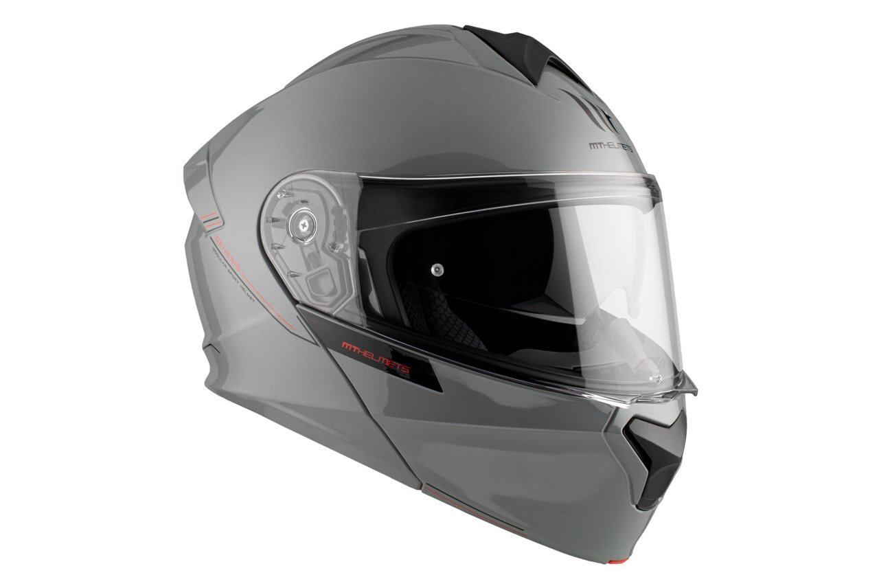 Мотошлем MT Helmets Genesis SV Solid A12 (L, серый глянцевый)