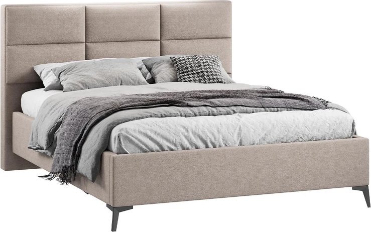 Кровать Трия Делана Тип 1 с подъемным механизмом 160x200 (микрошенилл Relax Latte)