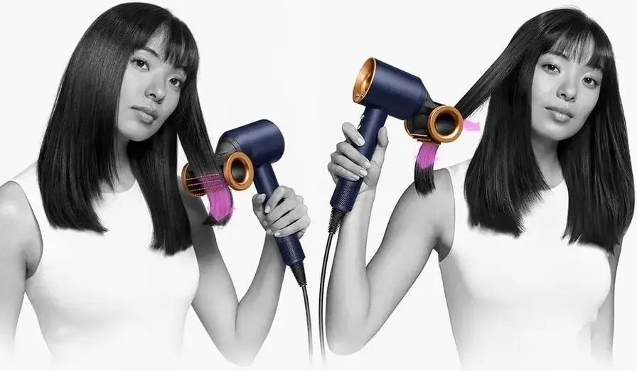 Фен Dyson HD15 Supersonic без кейса (с переходником на евровилку, берлинская лазурь/медный)
