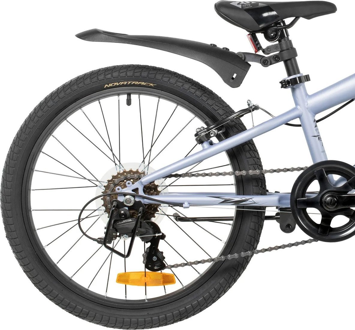 Детский велосипед Novatrack Racer 20 20SH6V.RACER.GR6 (серый)