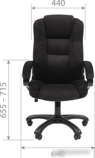 Офисное кресло CHAIRMAN 600 Home (черный)