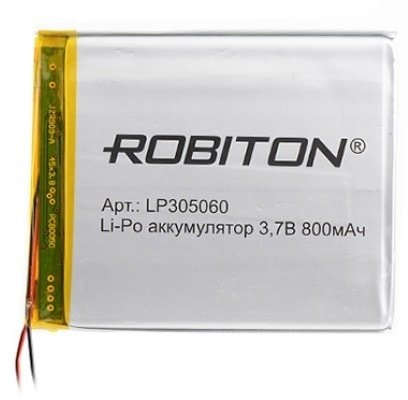 Аккумуляторы Robiton LP305060 800mAh 1шт