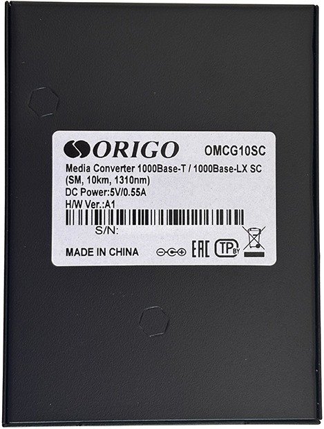 Медиаконвертер Origo OMCG10SC/A1A