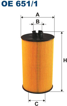 Масляный фильтр Filtron OE 651/1