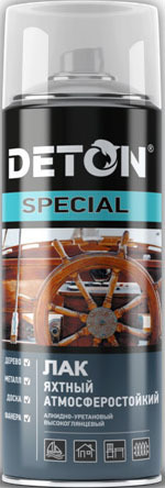 Лак Deton Special Алкидный яхтный 0.52 л (глянцевый)