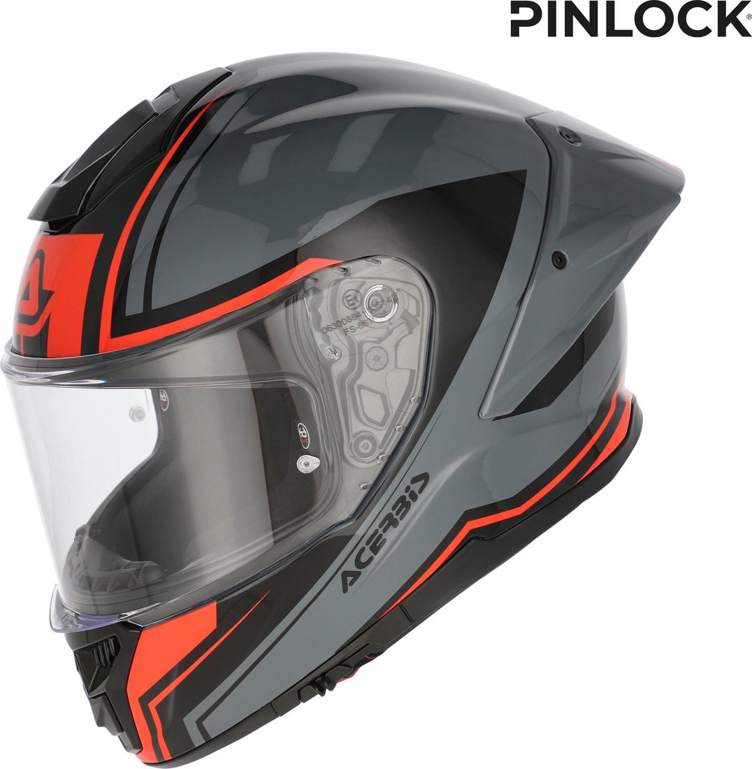 Мотошлем Acerbis Tarmak-X 0027315.295.069 (XXL, серый/красный)