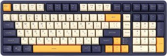 Клавиатура Ritmix RKB-602BL (синий/бежевый)
