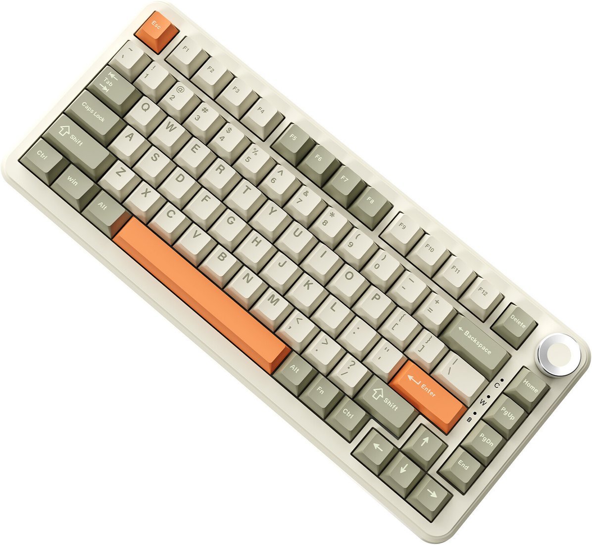 Клавиатура Ajazz AK820 Max Plus (ретро, Ajazz Avocado)