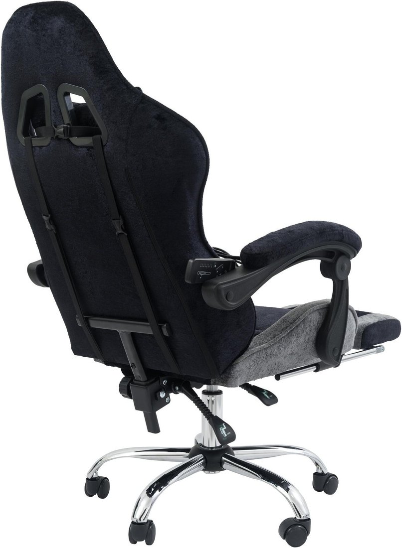 Игровое (геймерское) кресло Calviano Amarone (black-grey plush)