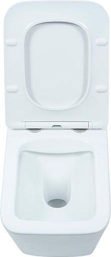 Унитаз подвесной Deante Bau VSS01102B с крышкой Slim Soft-Close (белый)