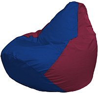 Кресло-мешок Flagman Груша Мега XXXL Г3.1-123 (синий/бордовый)