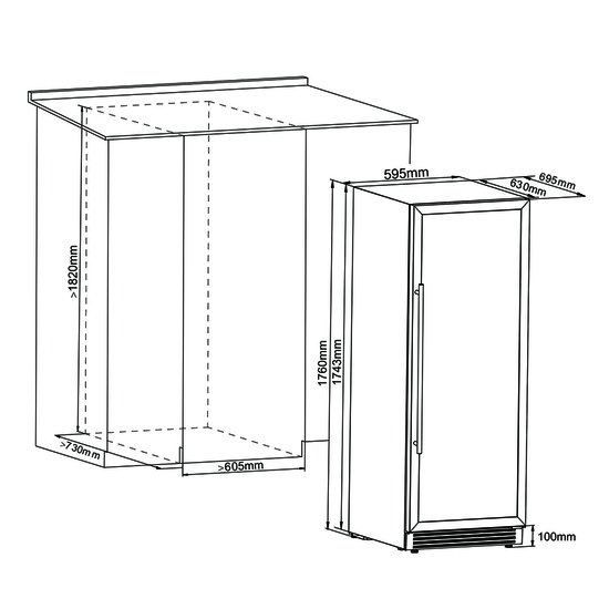 Винный шкаф Cellar Private CP165-2TW