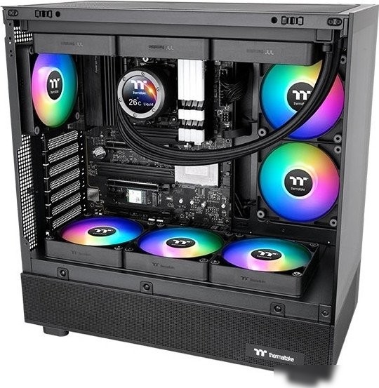 Набор вентиляторов Thermaltake CT140 Sync Reverse ARGB 2-Fan Pack CL-F174-PL14SW-A