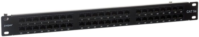 Коннектор ExeGate EPPHD-UTP-1U-19-48-8P8C-C5e-110D