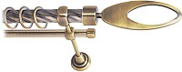 Карниз для штор Lm Decor Эллипс 178 2р витой 25/16мм (антик, 4м)