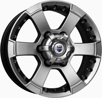 Литые диски K&K М56 16x7" 6x139.7мм DIA 110.1мм ET 20мм Дарк платинум