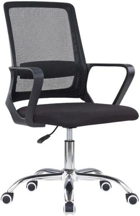 Офисное кресло SitZone U-0385 CH (черный, крестовина хром, без подголовника)